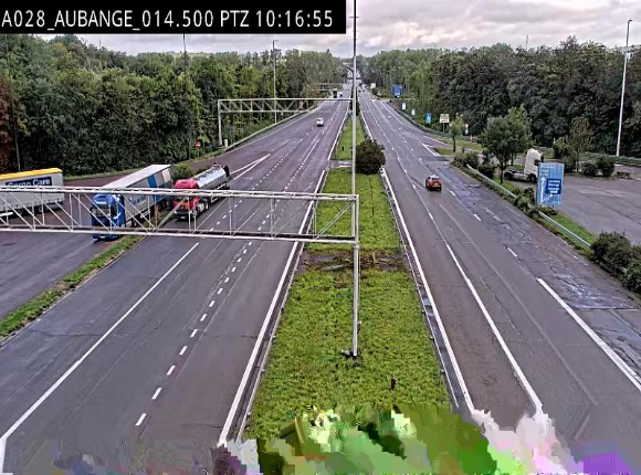 <h2>Webcam autoroute Belgique - Aubange - A28 direction Arlon - BK 14</h2>