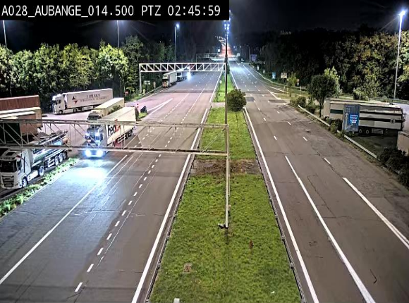 <h2>Webcam autoroute Belgique - Aubange - A28 direction Arlon - BK 14</h2>