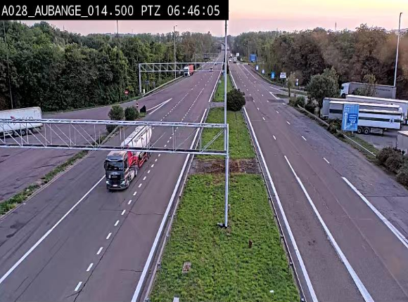<h2>Webcam autoroute Belgique - Aubange - A28 direction Arlon - BK 14</h2>