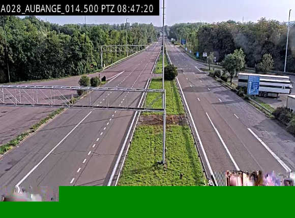 <h2>Webcam autoroute Belgique - Aubange - A28 direction Arlon - BK 14</h2>