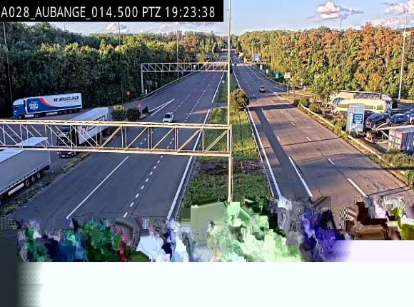 <h2>Webcam autoroute Belgique - Aubange - A28 direction Arlon - BK 14</h2>