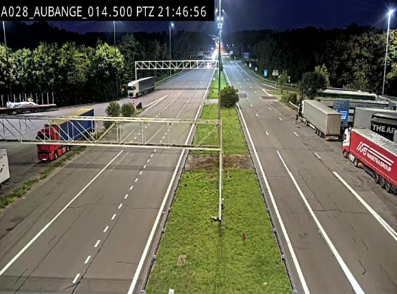 <h2>Webcam autoroute Belgique - Aubange - A28 direction Arlon - BK 14</h2>