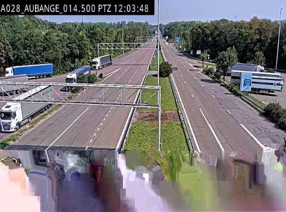 <h2>Webcam autoroute Belgique - Aubange - A28 direction Arlon - BK 14</h2>