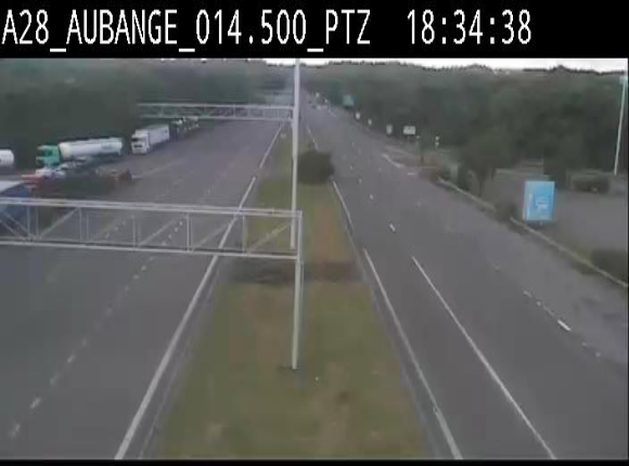 <h2>Webcam autoroute Belgique - Aubange - A28 direction Arlon - BK 14</h2>