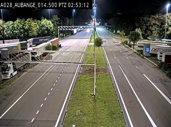 <h2>Webcam autoroute Belgique - Aubange - A28 direction Arlon - BK 14</h2>