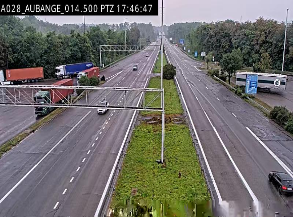 <h2>Webcam autoroute Belgique - Aubange - A28 direction Arlon - BK 14</h2>