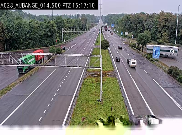 <h2>Webcam autoroute Belgique - Aubange - A28 direction Arlon - BK 14</h2>