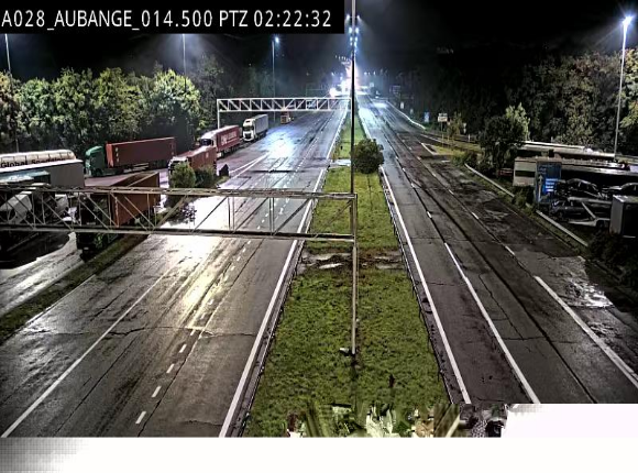 <h2>Webcam autoroute Belgique - Aubange - A28 direction Arlon - BK 14</h2>