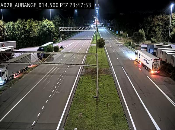 <h2>Webcam autoroute Belgique - Aubange - A28 direction Arlon - BK 14</h2>
