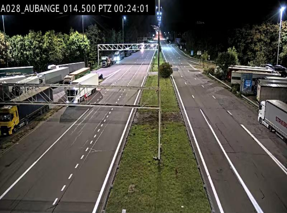 <h2>Webcam autoroute Belgique - Aubange - A28 direction Arlon - BK 14</h2>