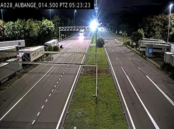 <h2>Webcam autoroute Belgique - Aubange - A28 direction Arlon - BK 14</h2>