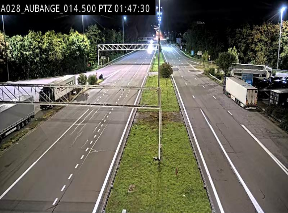 <h2>Webcam autoroute Belgique - Aubange - A28 direction Arlon - BK 14</h2>
