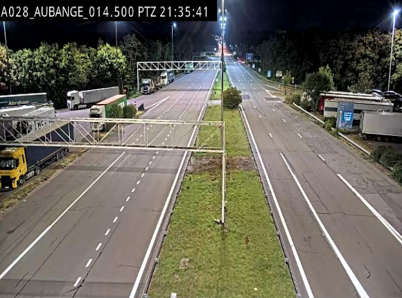 <h2>Webcam autoroute Belgique - Aubange - A28 direction Arlon - BK 14</h2>