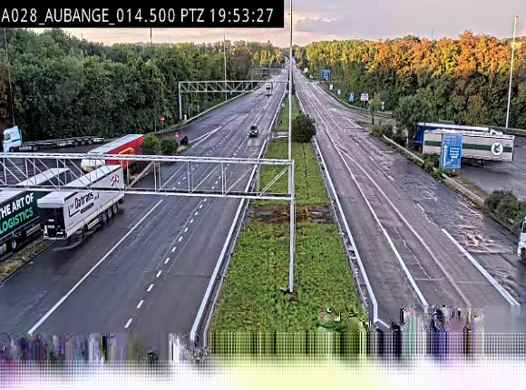 <h2>Webcam autoroute Belgique - Aubange - A28 direction Arlon - BK 14</h2>