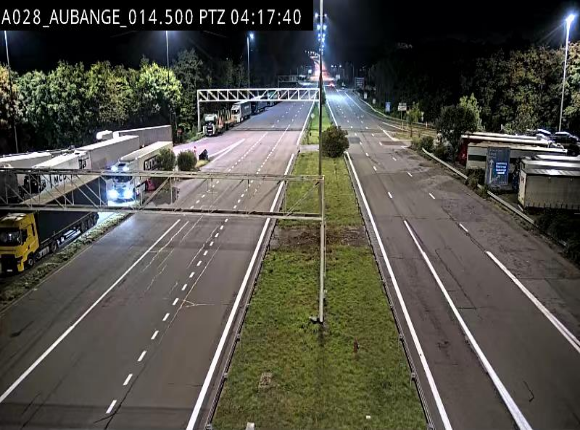 <h2>Webcam autoroute Belgique - Aubange - A28 direction Arlon - BK 14</h2>