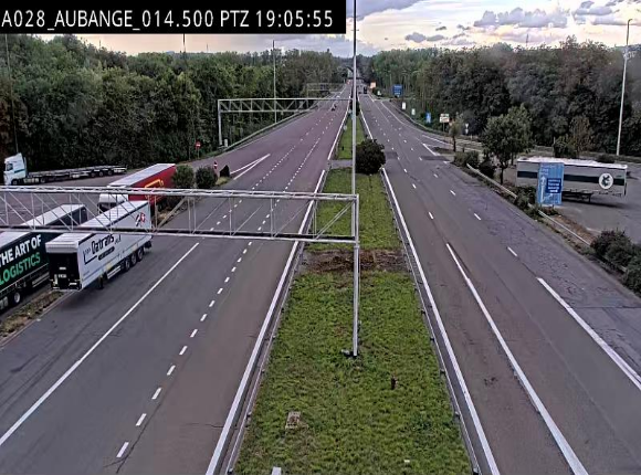 <h2>Webcam autoroute Belgique - Aubange - A28 direction Arlon - BK 14</h2>