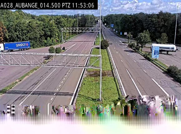 <h2>Webcam autoroute Belgique - Aubange - A28 direction Arlon - BK 14</h2>
