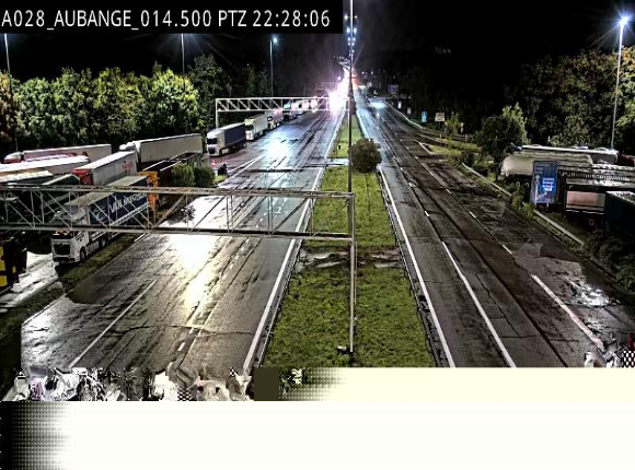<h2>Webcam autoroute Belgique - Aubange - A28 direction Arlon - BK 14</h2>