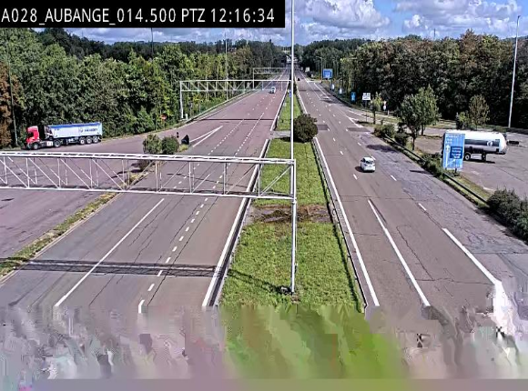 <h2>Webcam autoroute Belgique - Aubange - A28 direction Arlon - BK 14</h2>