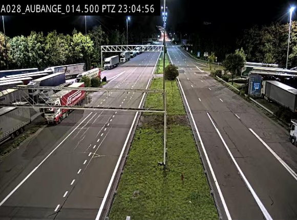 <h2>Webcam autoroute Belgique - Aubange - A28 direction Arlon - BK 14</h2>