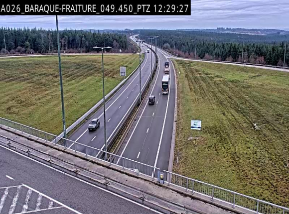 <h2>Webcam à la Baraque de Fraiture à la jonction entre l'E25 et la N89 à hauteur de Vielsalm</h2>