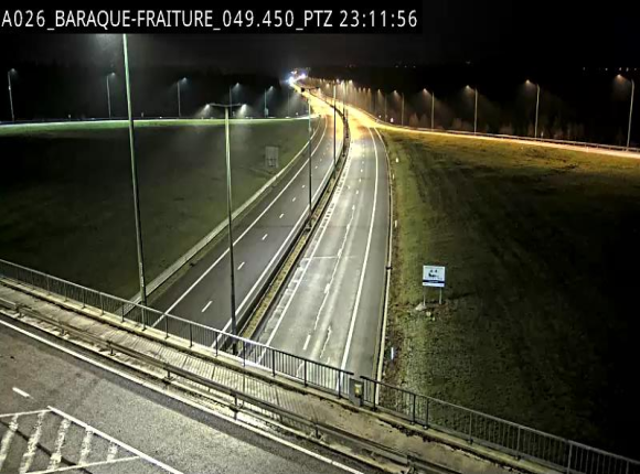 <h2>Webcam à la Baraque de Fraiture à la jonction entre l'E25 et la N89 à hauteur de Vielsalm</h2>