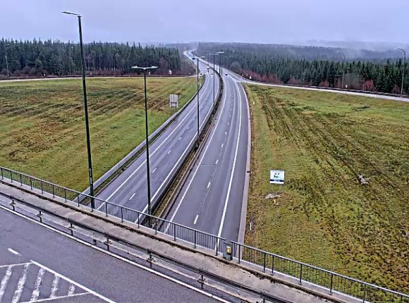 Webcam à la Baraque de Fraiture à la jonction entre l'E25 et la N89 à hauteur de Vielsalm