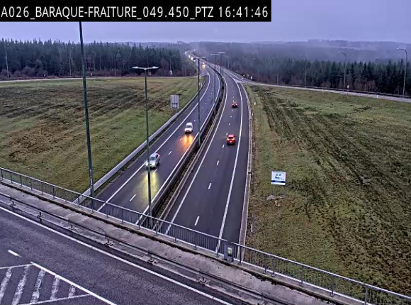<h2>Webcam à la Baraque de Fraiture à la jonction entre l'E25 et la N89 à hauteur de Vielsalm</h2>