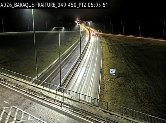 <h2>Webcam à la Baraque de Fraiture à la jonction entre l'E25 et la N89 à hauteur de Vielsalm</h2>