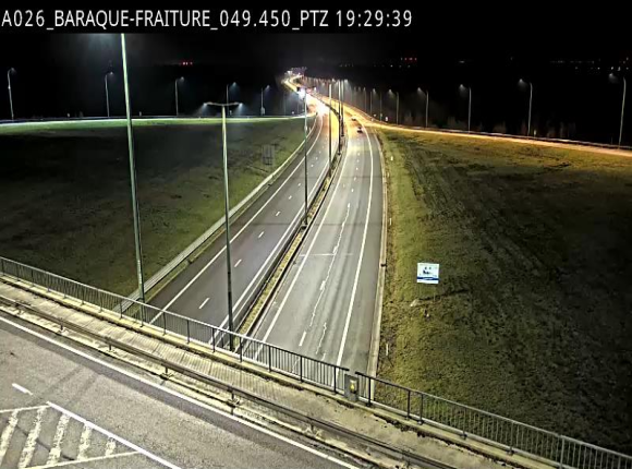 Webcam à la Baraque de Fraiture à la jonction entre l'E25 et la N89 à hauteur de Vielsalm