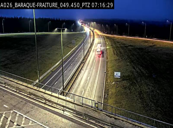 <h2>Webcam à la Baraque de Fraiture à la jonction entre l'E25 et la N89 à hauteur de Vielsalm</h2>