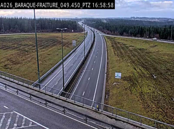 <h2>Webcam à la Baraque de Fraiture à la jonction entre l'E25 et la N89 à hauteur de Vielsalm</h2>