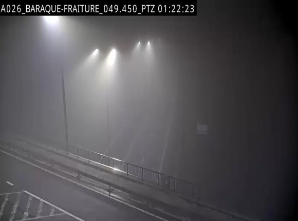 Webcam à la Baraque de Fraiture à la jonction entre l'E25 et la N89 à hauteur de Vielsalm