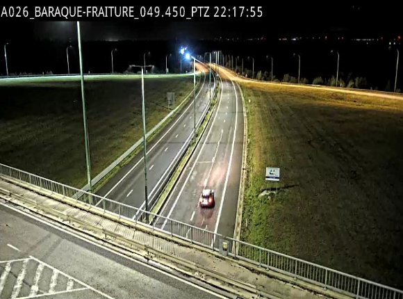 Webcam à la Baraque de Fraiture à la jonction entre l'E25 et la N89 à hauteur de Vielsalm