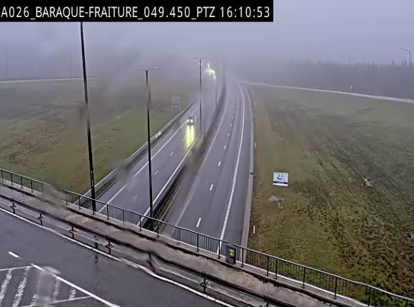 Webcam à la Baraque de Fraiture à la jonction entre l'E25 et la N89 à hauteur de Vielsalm