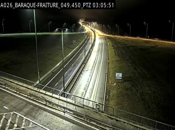 Webcam à la Baraque de Fraiture à la jonction entre l'E25 et la N89 à hauteur de Vielsalm