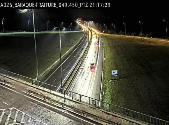 Webcam à la Baraque de Fraiture à la jonction entre l'E25 et la N89 à hauteur de Vielsalm