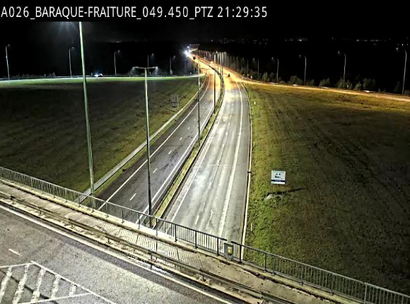 Webcam à la Baraque de Fraiture à la jonction entre l'E25 et la N89 à hauteur de Vielsalm