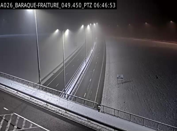 Webcam à la Baraque de Fraiture à la jonction entre l'E25 et la N89 à hauteur de Vielsalm