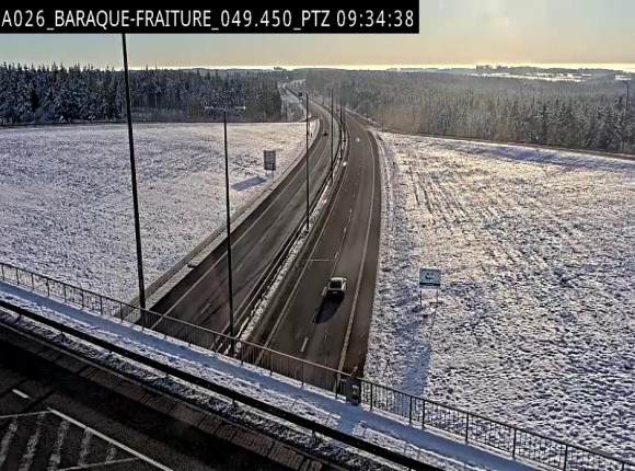 <h2>Webcam à la Baraque de Fraiture à la jonction entre l'E25 et la N89 à hauteur de Vielsalm</h2>