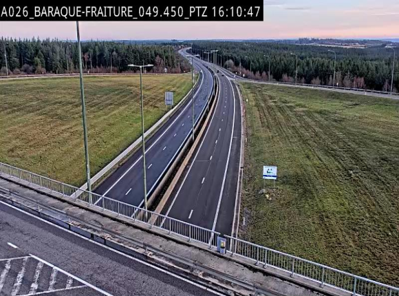 <h2>Webcam à la Baraque de Fraiture à la jonction entre l'E25 et la N89 à hauteur de Vielsalm</h2>