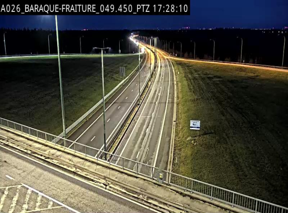 <h2>Webcam à la Baraque de Fraiture à la jonction entre l'E25 et la N89 à hauteur de Vielsalm</h2>