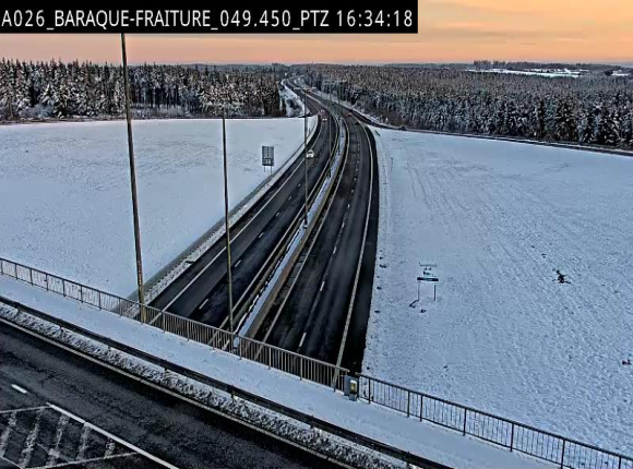 <h2>Webcam à la Baraque de Fraiture à la jonction entre l'E25 et la N89 à hauteur de Vielsalm</h2>