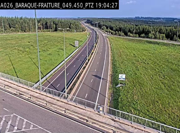 <h2>Webcam à la Baraque de Fraiture à la jonction entre l'E25 et la N89 à hauteur de Vielsalm</h2>