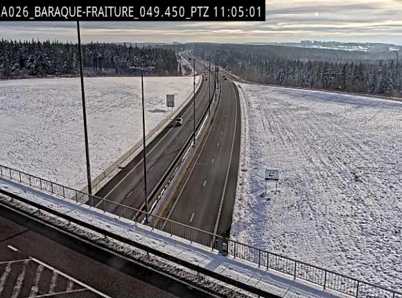 <h2>Webcam à la Baraque de Fraiture à la jonction entre l'E25 et la N89 à hauteur de Vielsalm</h2>