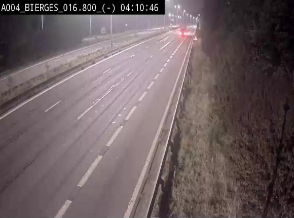 <h2>Webcam E411(A4) à Wavre, à hauteur de la sortie 5 Bierges. Vue orientée vers Bruxelles</h2>