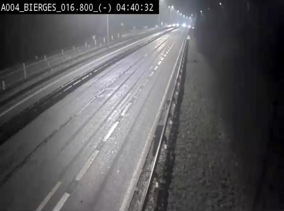 <h2>Webcam E411(A4) à Wavre, à hauteur de la sortie 5 Bierges. Vue orientée vers Bruxelles</h2>
