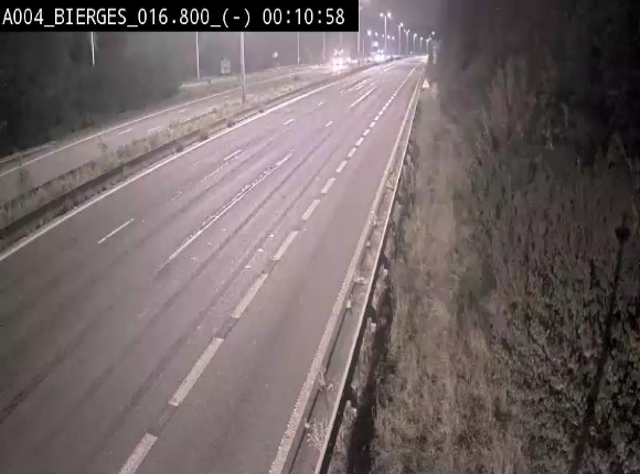 <h2>Webcam E411(A4) à Wavre, à hauteur de la sortie 5 Bierges. Vue orientée vers Bruxelles</h2>