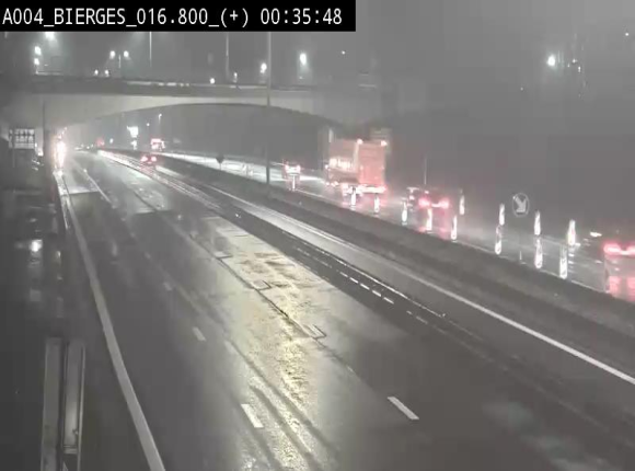 <h2>Webcam à Wavre, à hauteur de la sortie 5 Bierges. Vue orientée vers Namur</h2>