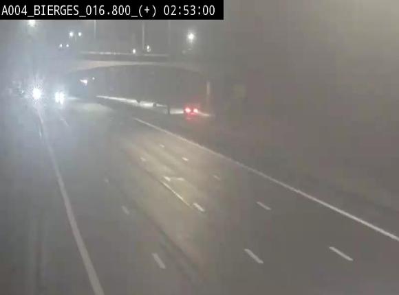 <h2>Webcam à Wavre, à hauteur de la sortie 5 Bierges. Vue orientée vers Namur</h2>